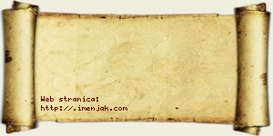 Ivanka Sebić vizit kartica